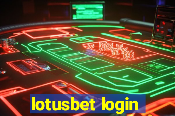 lotusbet login